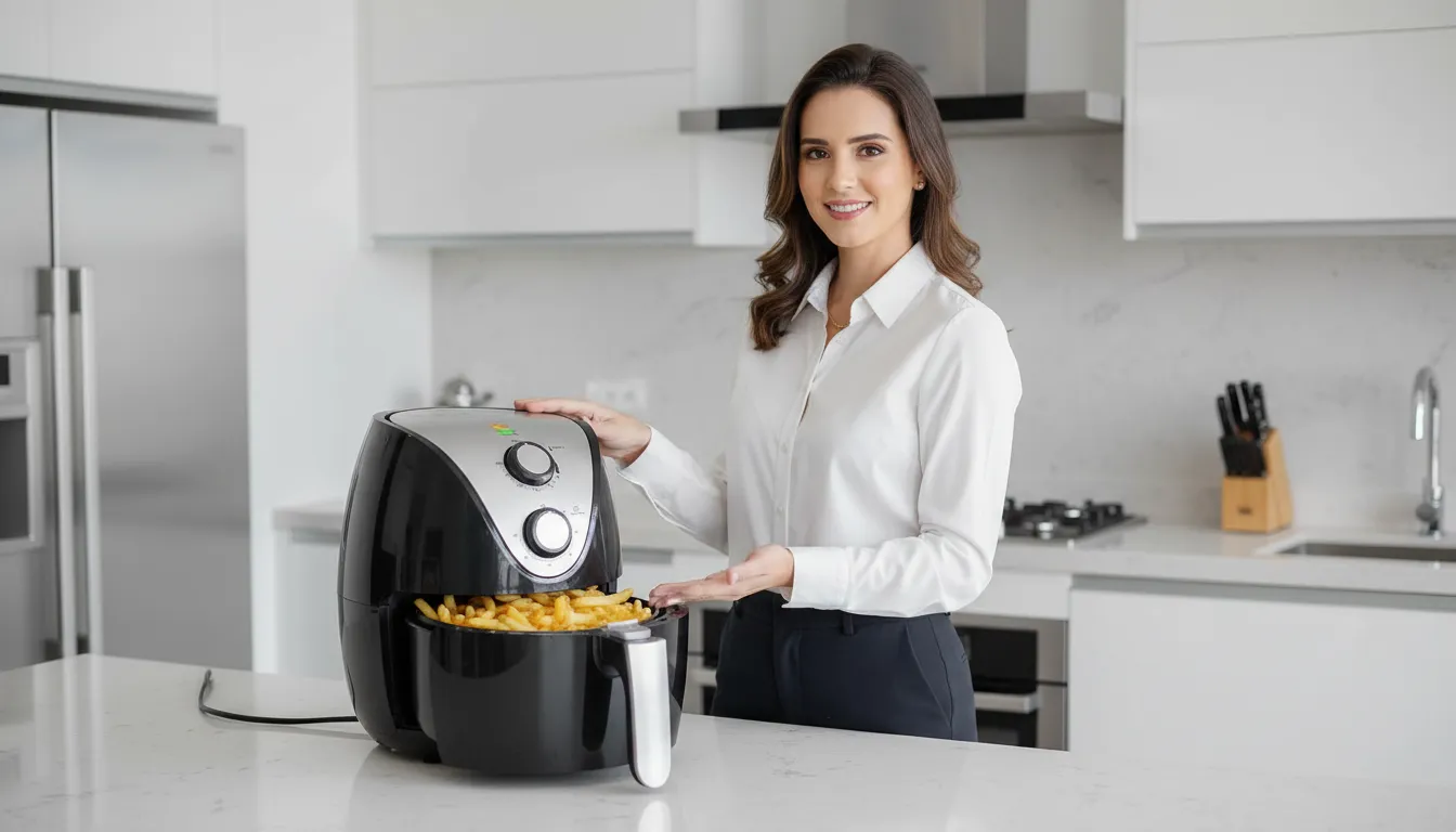 Air fryer com funções avançadas Air fryer com funções avançadas